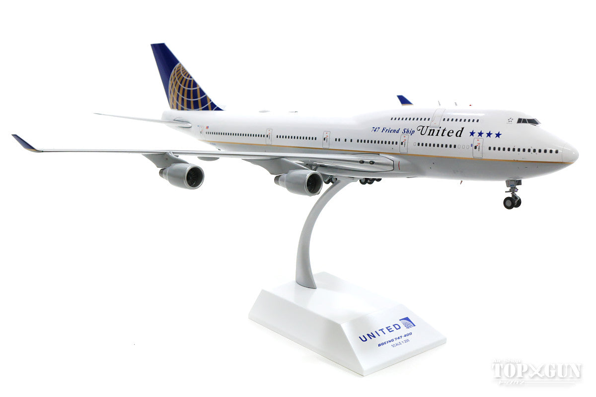 747-400 United Airlines "Last Flight" N118UA (stand included) 1/200 [XX2203]