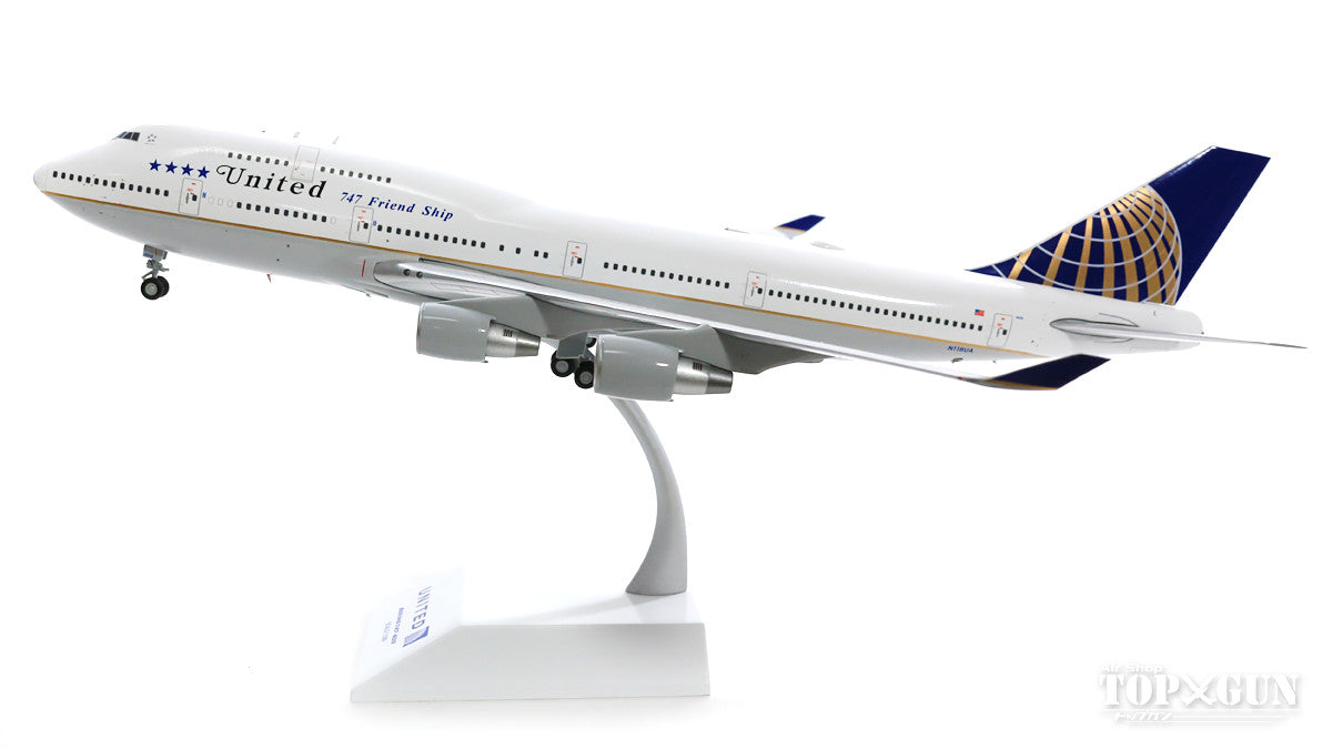 747-400 United Airlines "Last Flight" N118UA (stand included) 1/200 [XX2203]