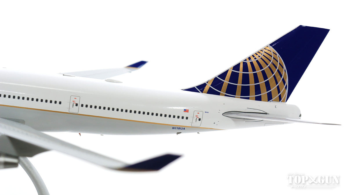 747-400 United Airlines "Last Flight" N118UA (stand included) 1/200 [XX2203]