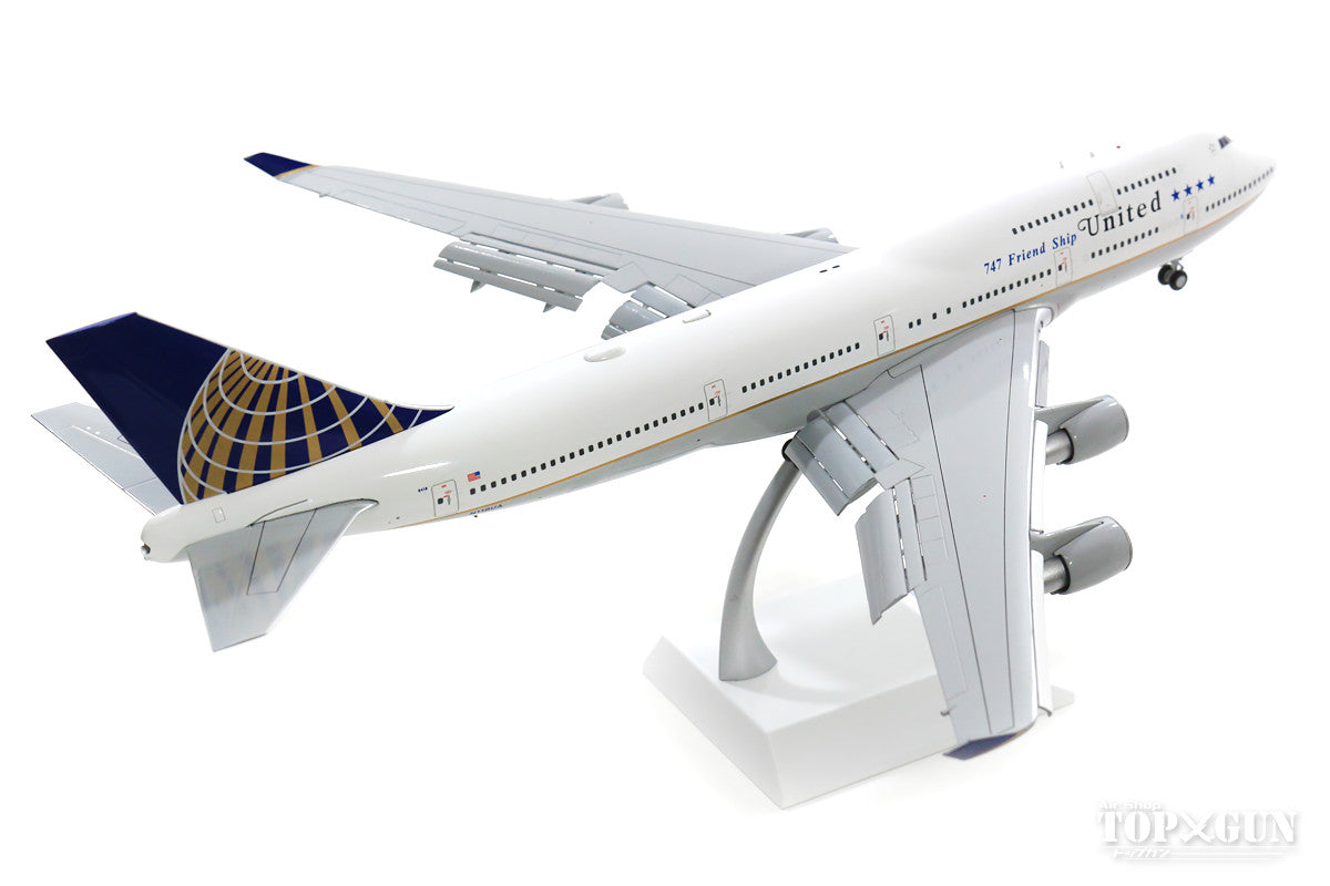 747-400 United Airlines "Last Flight" *Flaps down N118UA (stand included) 1/200 [XX2203A]