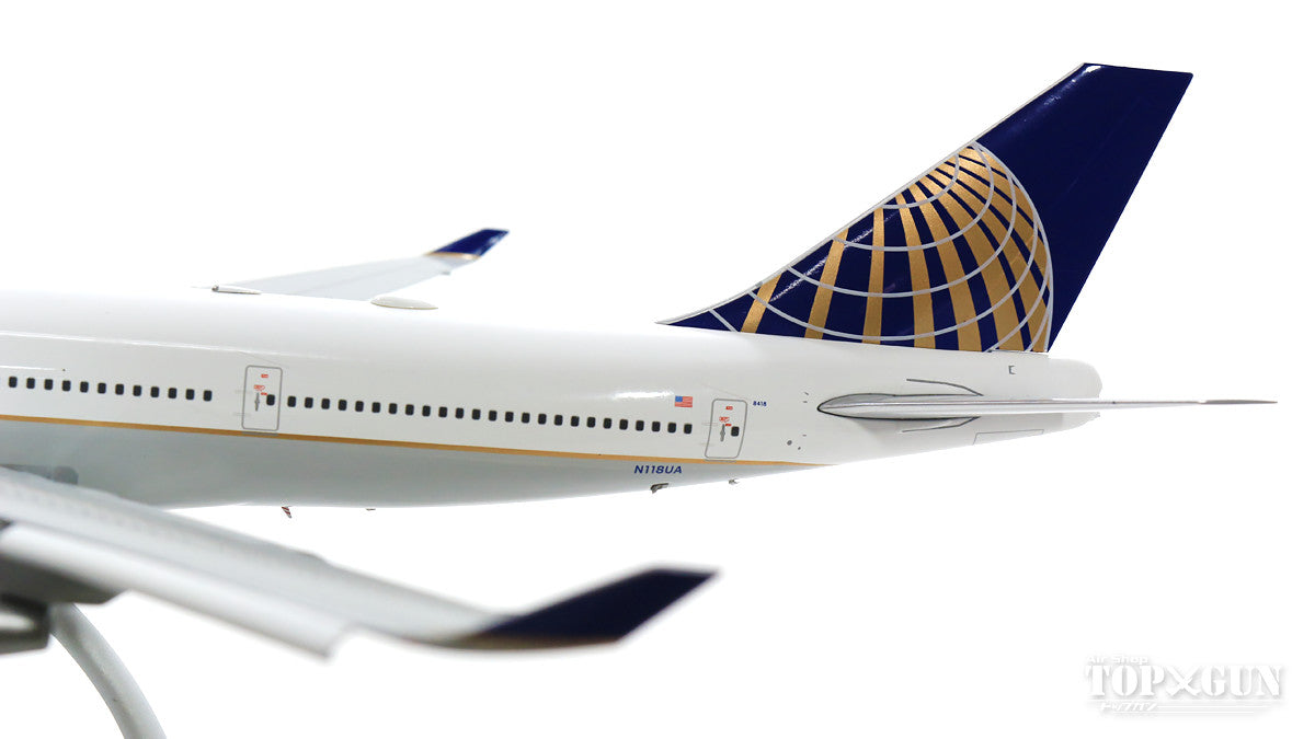 747-400 United Airlines "Last Flight" *Flaps down N118UA (stand included) 1/200 [XX2203A]