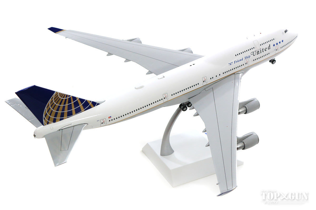 747-400 United Airlines Special Paint "747 Friendship/Retirement Commemoration" 2017 N121UA 1/200 *Made of metal [XX2204]