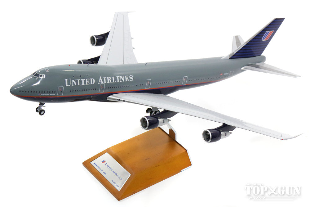 747-100 United Airlines 90s N154UA "Battleship" 1/200 *Made of metal [XX2239]