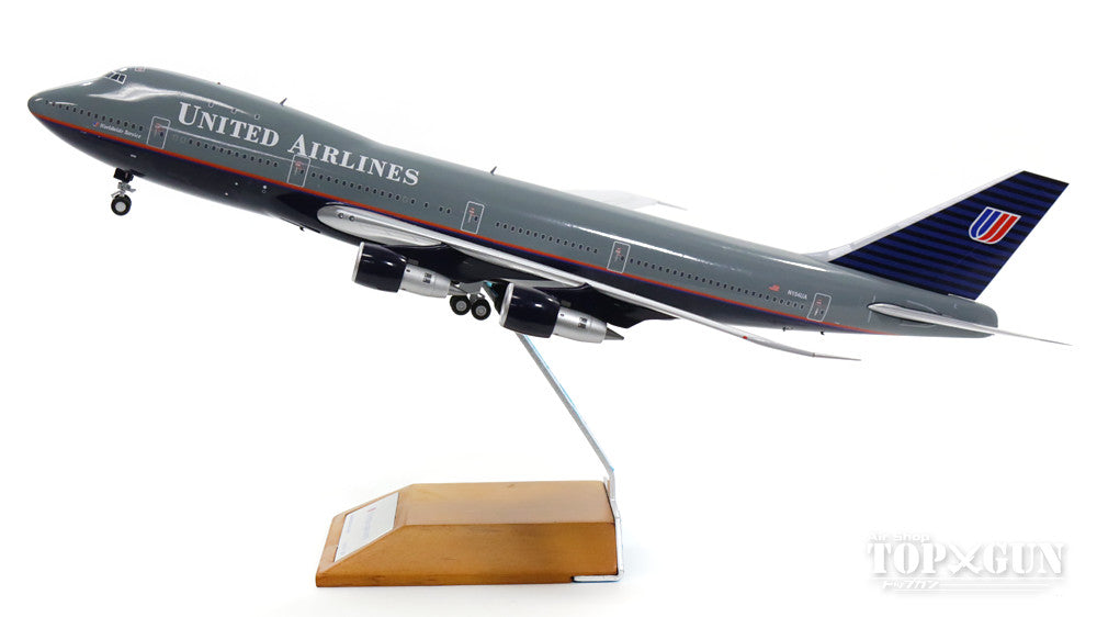 747-100 United Airlines 90s N154UA "Battleship" 1/200 *Made of metal [XX2239]