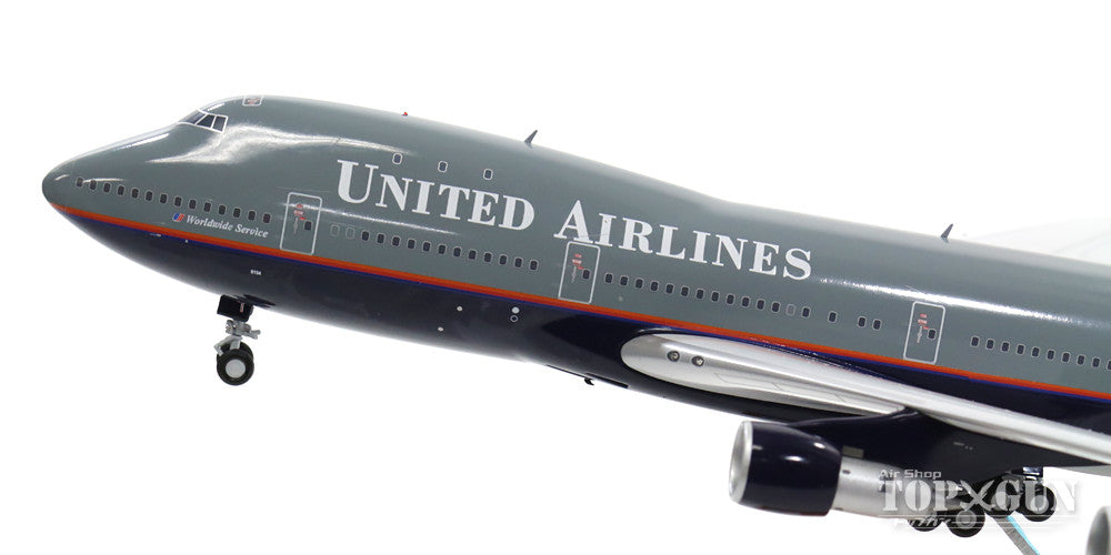 747-100 United Airlines 90s N154UA "Battleship" 1/200 *Made of metal [XX2239]