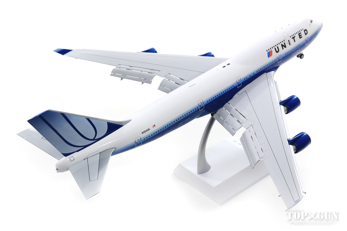 JC Wings 747-400 ユナイテッド航空 N104UA ※フラップダウン状態