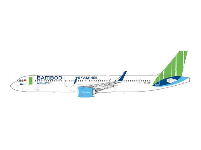 A321neo Bamboo Airways special paint "1st A321neo" VN-A588 with stand 1/200 [XX2296]