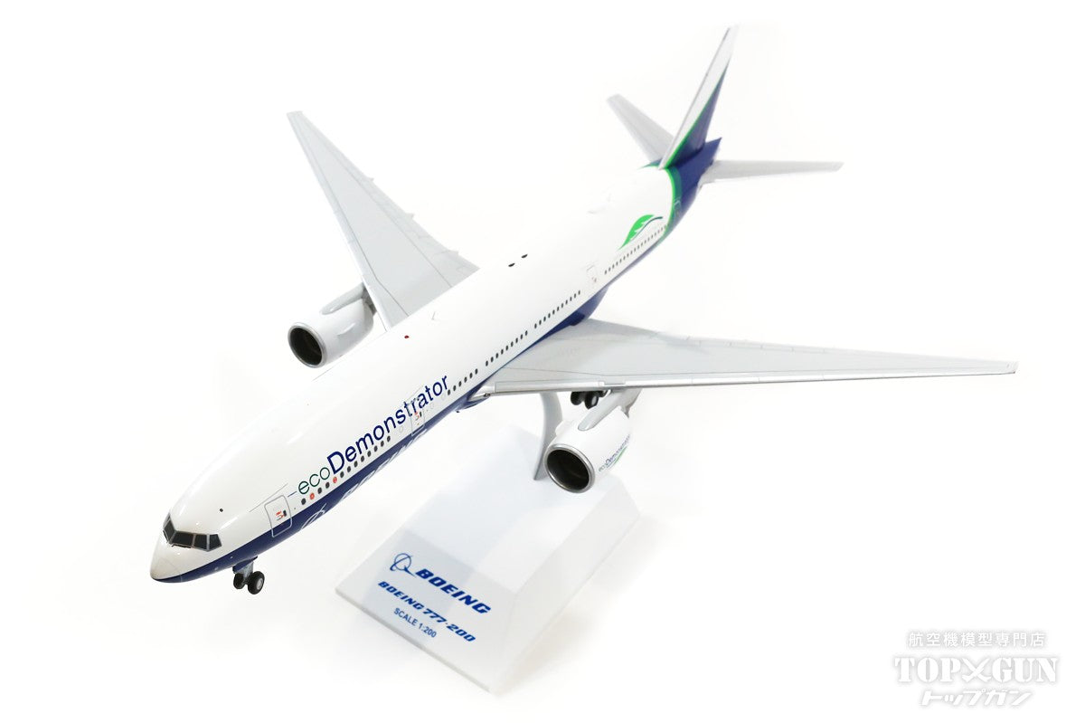 Jcwings ボーイング 777-200 N772ET エコデモンストレーター 1/200 - 模型、プラモデル