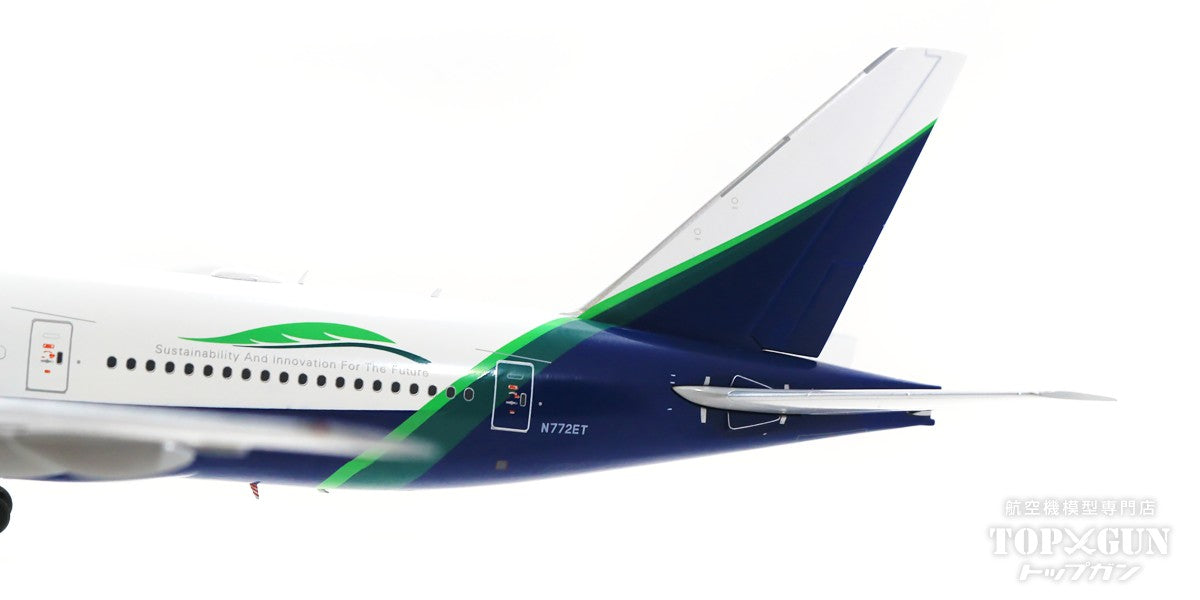 777-200 ボーイングカンパニー 「eco Demonstrator」 N772ET With Stand 1/200 [XX2320]