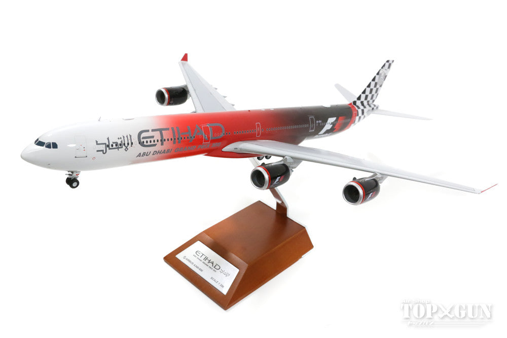 A340-600 Etihad Airways Special Paint "Abu Dhabi F1 Grand Prix" (Stand Included) A6-EHJ 1/200 *Made of metal [XX2332]