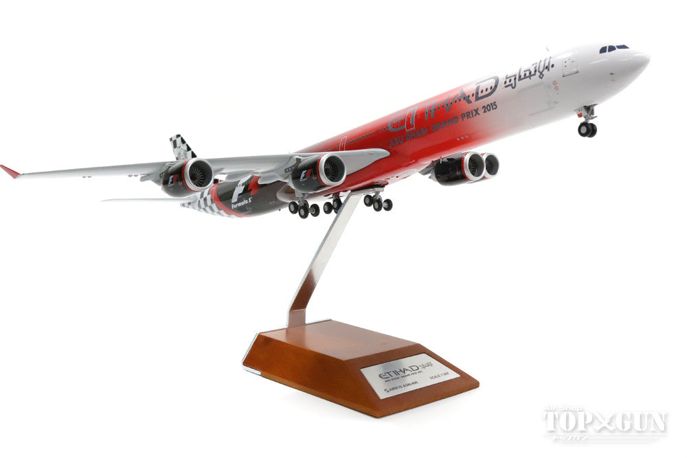 A340-600 Etihad Airways Special Paint "Abu Dhabi F1 Grand Prix" (Stand Included) A6-EHJ 1/200 *Made of metal [XX2332]