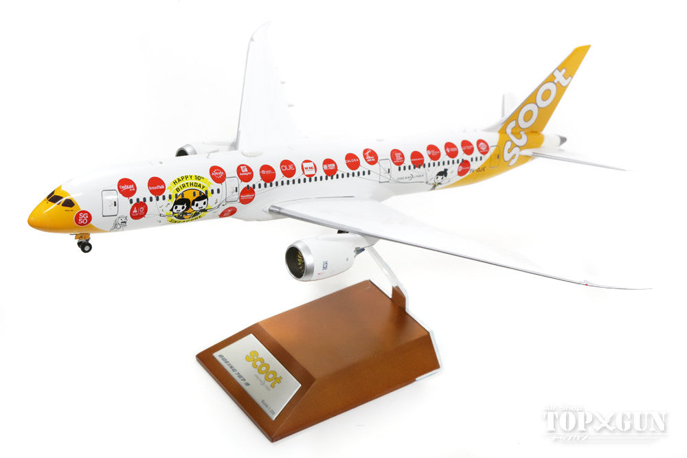 787-9 Scoot Special Paint "Singapore 50th Anniversary" 2015 9V-OJE (stand included) 1/200 *Made of metal [XX2361]