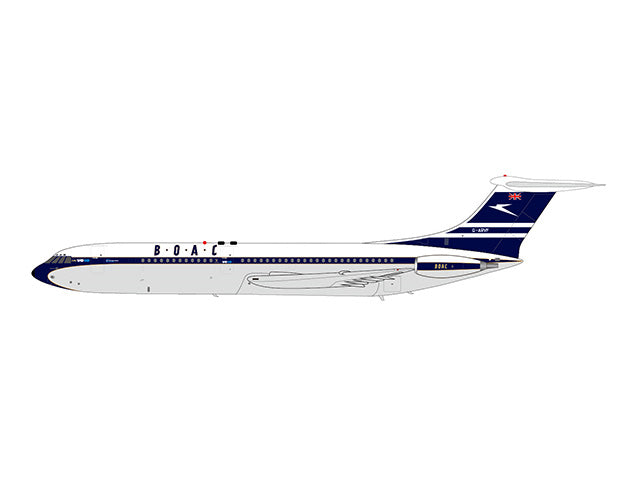 VC10-1101 BOAC British Overseas Airways G-ARVF with stand 1/200 [XX2376]