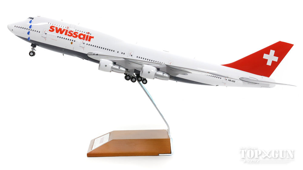 747-300 Swissair special paint final flight "Farewell" 2000 HB-IGE (stand included) 1/200 *Made of metal [XX2400]