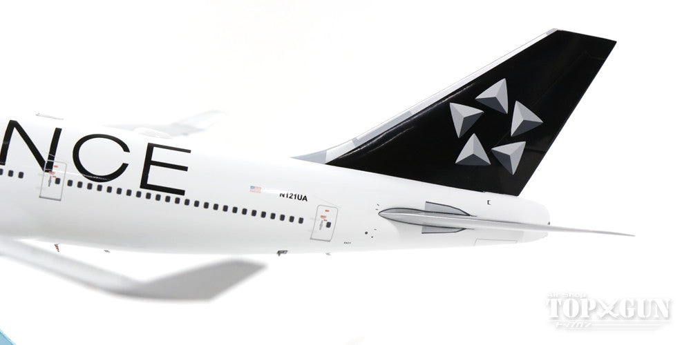 747-400 United Airlines special paint "Star Alliance" 2010s N121UA (stand included) 1/200 *Made of metal [XX2408]