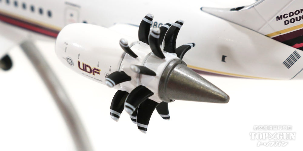 JC Wings MD-81 マクダネル・ダグラス社 アンダクテッドファン（UDF）試験機 （スタンド付属） 88年 N980DC 1/200 ...