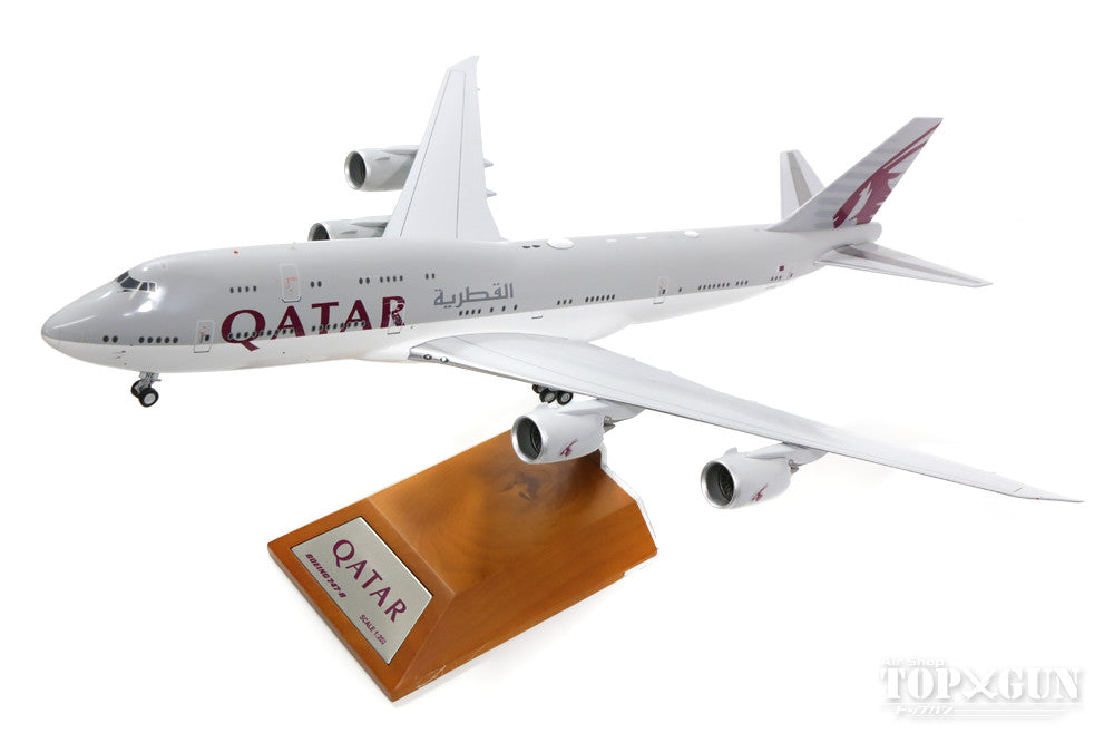 747-8 (BBJ Boeing Business Jet) Qatar AmiRifle VIP aircraft A7-HHE (stand included) 1/200 *Made of metal [XX2490]