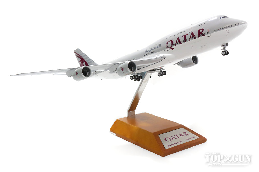 747-8 (BBJ Boeing Business Jet) Qatar AmiRifle VIP aircraft A7-HHE (stand included) 1/200 *Made of metal [XX2490]