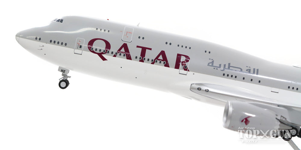 747-8 (BBJ Boeing Business Jet) Qatar AmiRifle VIP aircraft A7-HHE (stand included) 1/200 *Made of metal [XX2490]