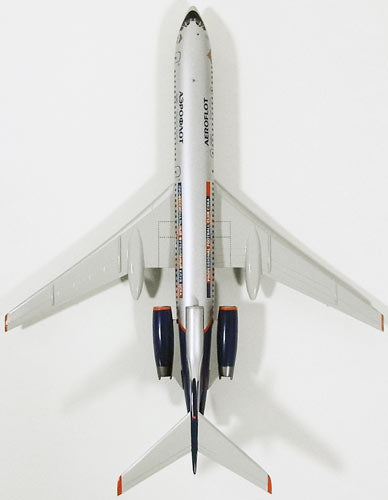 Tu-154M Aeroflot Russian International Airlines Special Paint "PFC CSKA Moscow" 2010 RA-85637 1/200 *Made of metal [XX2732]