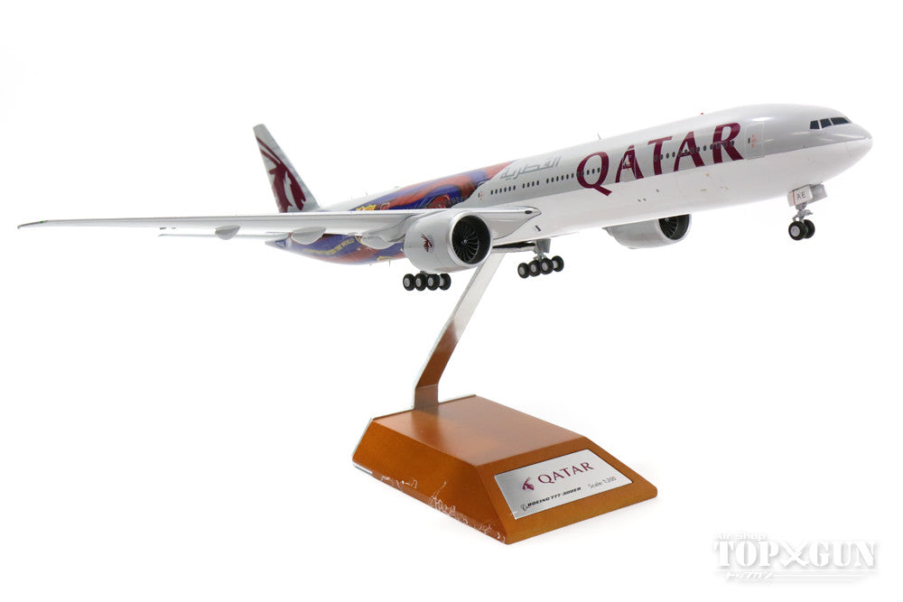 777-300ER Qatar Airways Special Paint "FC Barcelona" A7-BAE (stand included) 1/200 *Made of metal [XX2757]