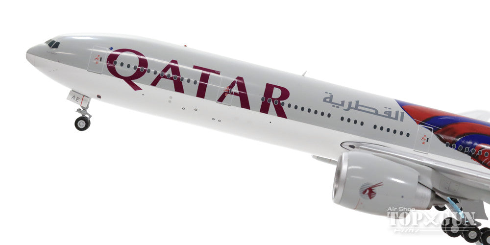 777-300ER Qatar Airways Special Paint "FC Barcelona" A7-BAE (stand included) 1/200 *Made of metal [XX2757]