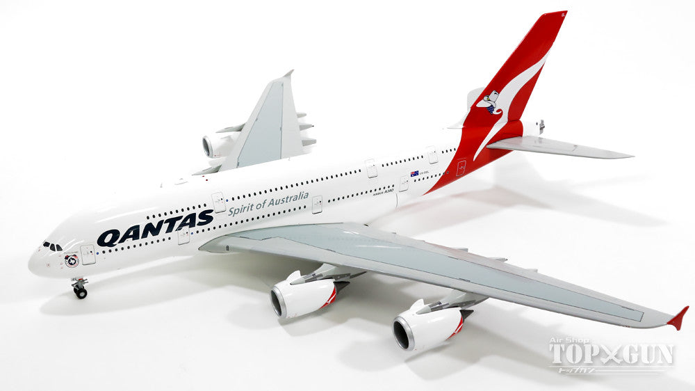 A380 Qantas Special Paint "G'day Texas" VH-OQL (Stand Included) 1/200 *Made of Metal [XX2876]