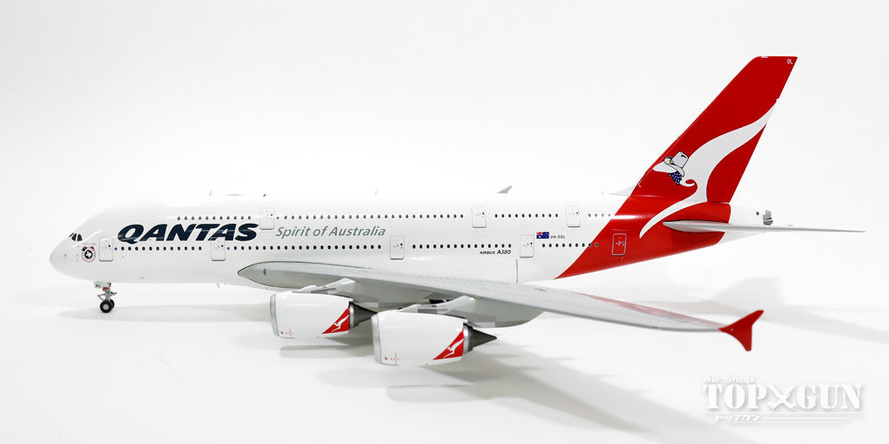 A380 Qantas Special Paint "G'day Texas" VH-OQL (Stand Included) 1/200 *Made of Metal [XX2876]