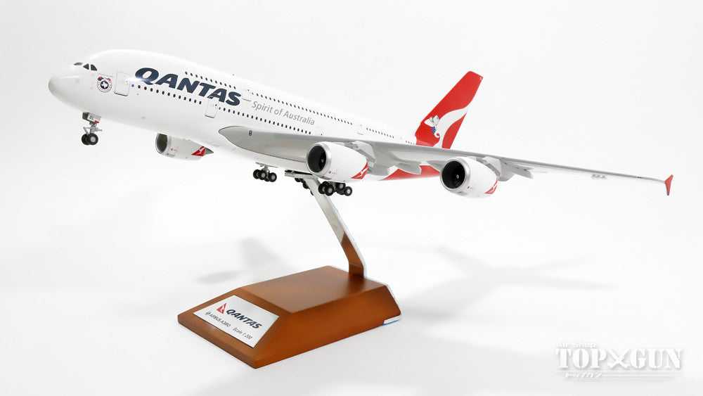 A380 Qantas Special Paint "G'day Texas" VH-OQL (Stand Included) 1/200 *Made of Metal [XX2876]