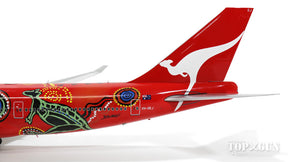 747-400 カンタス航空 特別塗装 「ウナラドリーミング」 00年代 GEエンジン VH-OEJ 1/200 ※スタンド付属・金属製 [XX2923]