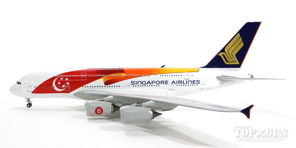 A380 Singapore Airlines Special Paint "50th Anniversary of National Founding" 15 Years (Stand Included) 1/200 *Made of Metal [XX2999]