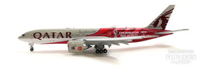 777-200LR カタール航空 特別塗装「ワールドカップ2002」 （フラップダウン固定） A7-BBI 1/400 [XX40011A]