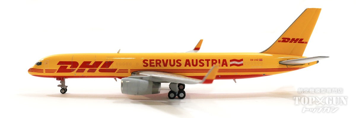 DHLエアオーストリア 757-200PCF OE-LNZ 1/400 JC Wings 757-200PCF（改造貨物型） DHLオーストリア航空 OE-LNZ