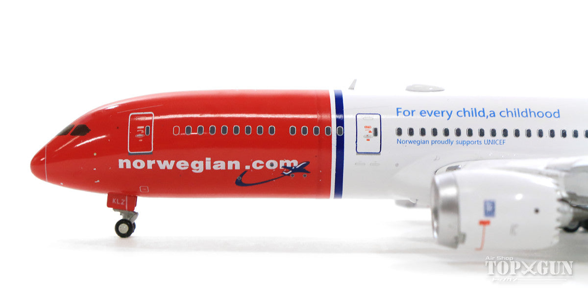 787-9 Norwegian Air UK Special Paint "UNICEF" Flap Down G-CKLZ 1/400 [XX4027A]