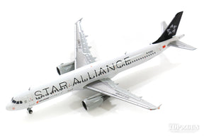 A321 中国国際航空(エアチャイナ) 特別塗装 「スターアライアンス」 B-6383 With Antenna 1/400 [XX4070]