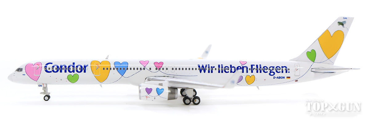 757-300 コンドル航空 「Wir lieben Fliegen Livery」 D-ABON 1/400 [XX4154]