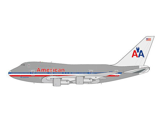 747SP American Airlines 80s-90s Polished finish N601AA 1/400 [XX4964]